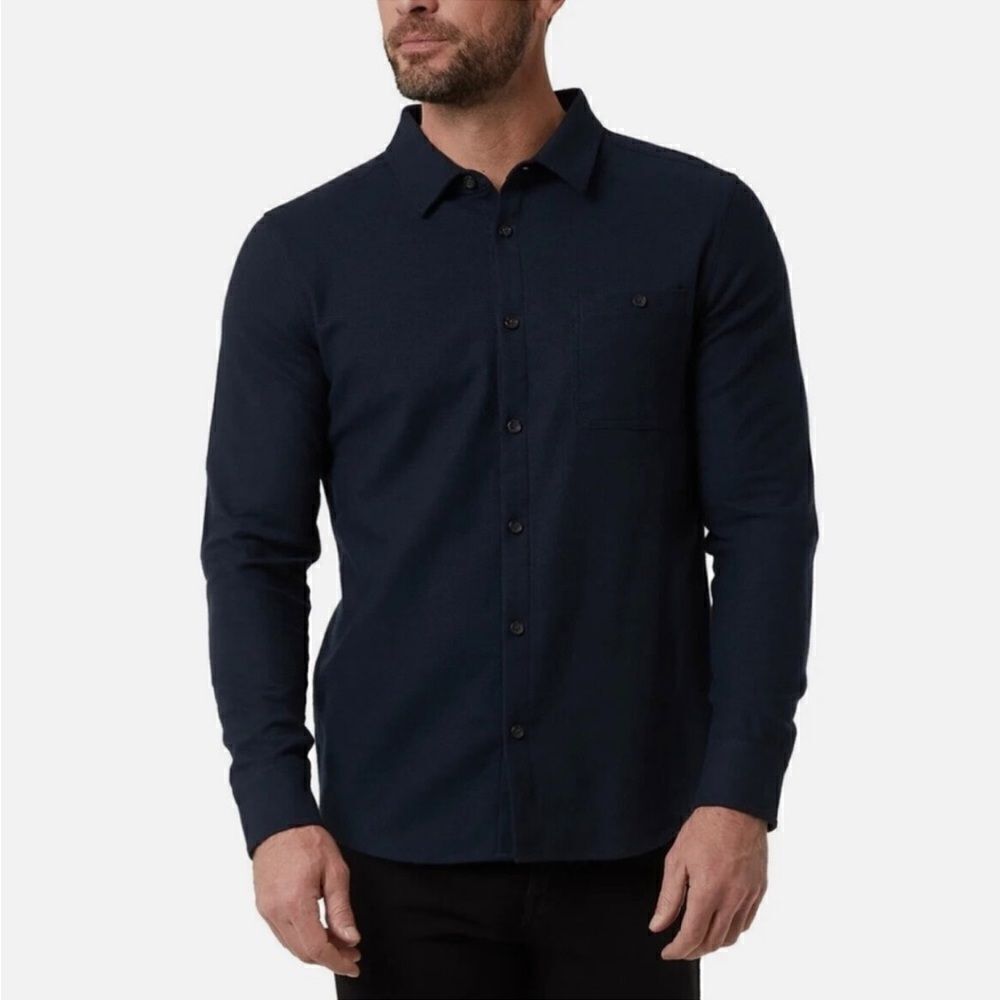 32 Degrees Men's Long Sleeve
Button-Up Shirt Blue
